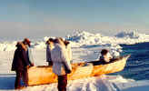 Umiaq with Inupiat whalers